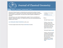 Tablet Screenshot of jcgeometry.org